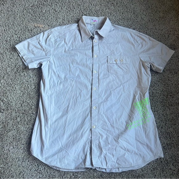 J.Lindeberg JL Button Down Shirt Regular Fit Light Pink Large - Picture 3 of 7